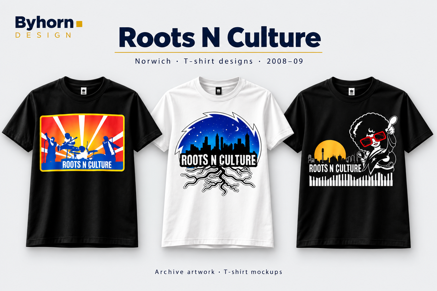 Roots N Culture sunset musicians T-shirt