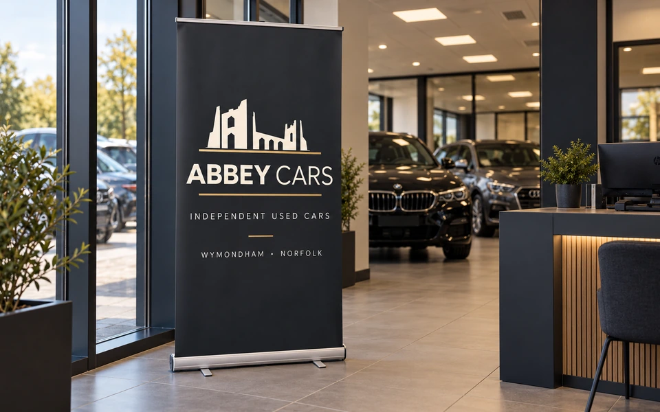 Abbey Cars concept: roller banner