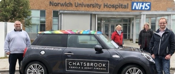 The Chatsbrook MINI and the hospital support team