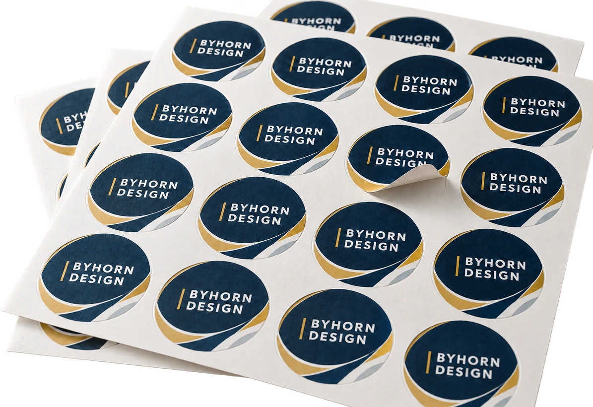 Paper circle stickers — illustrative product example; specification below