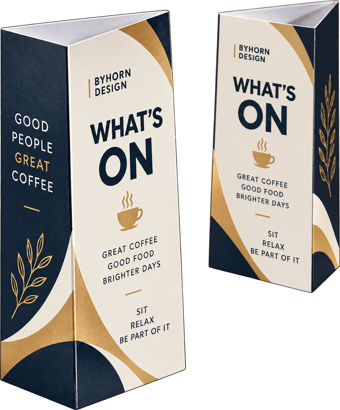 Table talkers — illustrative product example; specification below