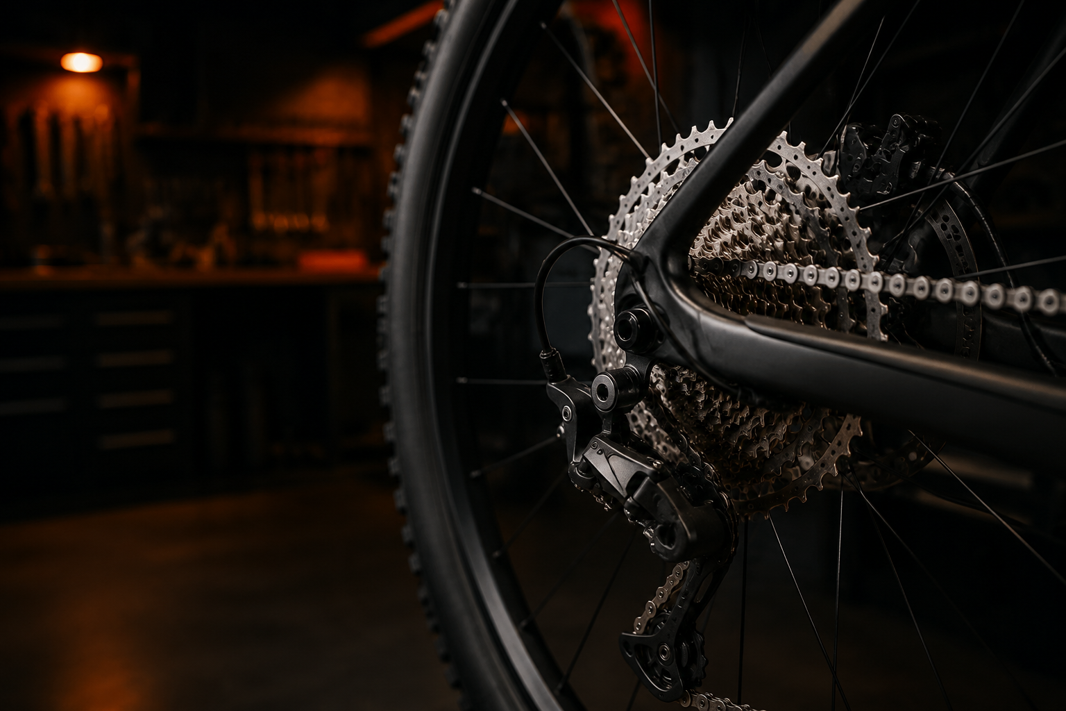 Mountain bike drivetrain from the Byhorn Cycle Works website concept